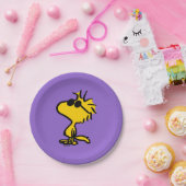 Woodstock in zonnebril papieren bordje (Feest)