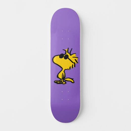 Woodstock in zonnebril persoonlijk skateboard (Voorkant)