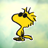 Woodstock in zonnebril raamsticker (Vel 3)