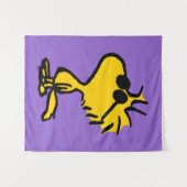 Woodstock in zonnebril wandkleed (Voorkant (horizontaal))