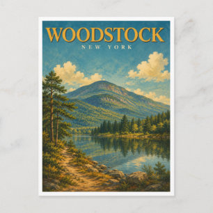 Woodstock New York Catskill Mountains GeoSaga Briefkaart