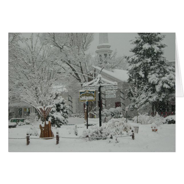 Woodstock, NY Town Square (Voorkant Horizontaal)