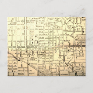 Woodstock, Ontario, Canada Map Briefkaart