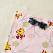 Woodstock Pink Cherry Blossom Pattern Strandlaken (In situ)