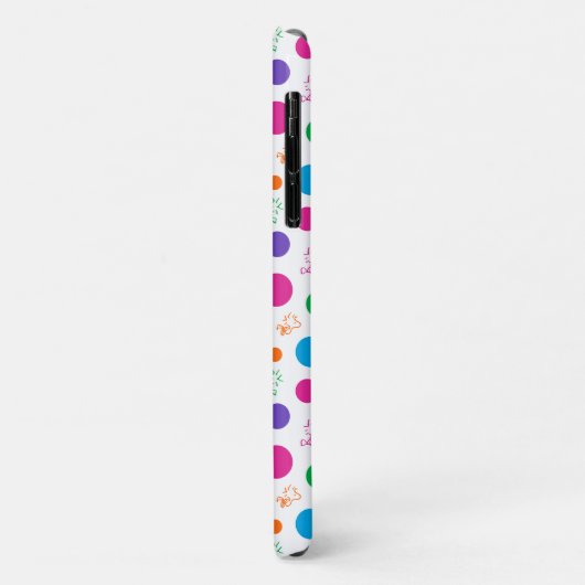 Woodstock Rainbow Polka Dot Pattern Case-Mate iPhone Case (Achterkant/links)