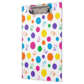 Woodstock Rainbow Polka Dot Pattern Klembord (Links)