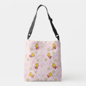 Woodstock Roze Cherry Blossom Pattern Crossbody Tas (Achterkant)