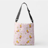 Woodstock Roze Cherry Blossom Pattern Crossbody Tas (Voorkant)