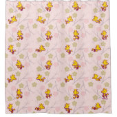 Woodstock Roze Cherry Blossom Pattern Douchegordijn (Voorkant)