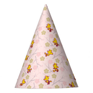 Woodstock Roze Cherry Blossom Pattern Feesthoedjes