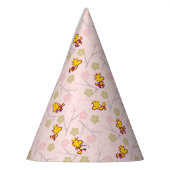 Woodstock Roze Cherry Blossom Pattern Feesthoedjes (Links)