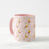 Woodstock Roze Cherry Blossom Pattern Mok (Voorkant links)