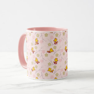 Woodstock Roze Cherry Blossom Pattern Mok