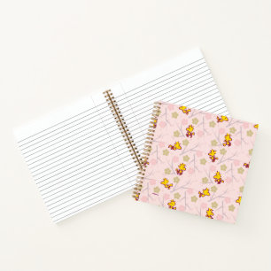 Woodstock Roze Cherry Blossom Pattern Notitieboek