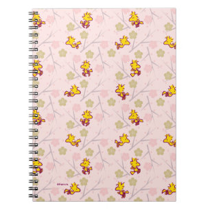Woodstock Roze Cherry Blossom Pattern Notitieboek