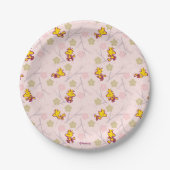 Woodstock Roze Cherry Blossom Pattern Papieren Bordje (Voorkant)