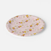 Woodstock Roze Cherry Blossom Pattern Papieren Bordje (Gekanteld)