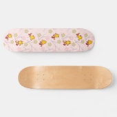 Woodstock Roze Cherry Blossom Pattern Persoonlijk Skateboard (Horizontaal)
