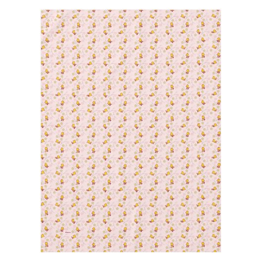 Woodstock Roze Cherry Blossom Pattern Tafelkleed (Voorkant)