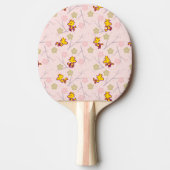 Woodstock Roze Cherry Blossom Pattern Tafeltennisbatje (Voorkant)