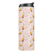 Woodstock Roze Cherry Blossom Pattern Thermosbeker (Gedraaid links)