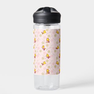 Woodstock Roze Cherry Blossom Pattern Waterfles