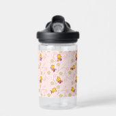 Woodstock Roze Cherry Blossom Pattern Waterfles (Voorkant)