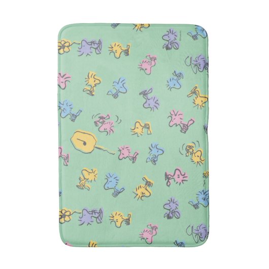 Woodstock Sugar Pop Art Pattern Badmat (Voorkant Verticaal)