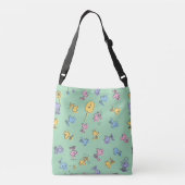 Woodstock Sugar Pop Art Pattern Crossbody Tas (Achterkant)