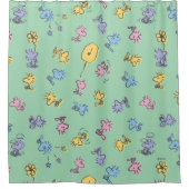 Woodstock Sugar Pop Art Pattern Douchegordijn (Voorkant)