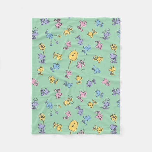 Woodstock Sugar Pop Art Pattern Fleece Deken (Voorkant)