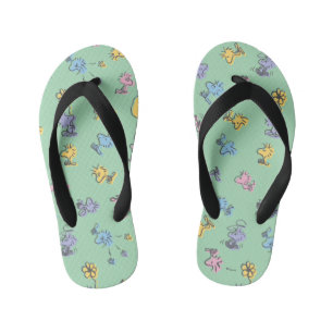 Woodstock Sugar Pop Art Pattern Kinder Teenslippers