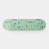 Woodstock Sugar Pop Art Pattern Persoonlijk Skateboard (Horizontaal)
