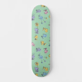 Woodstock Sugar Pop Art Pattern Persoonlijk Skateboard (Voorkant)