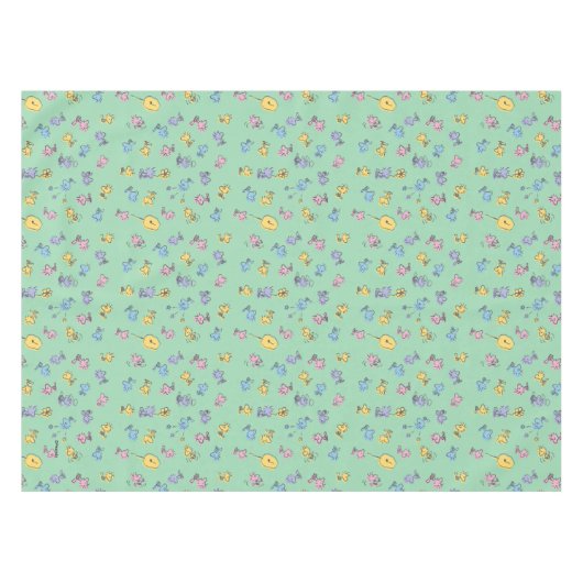 Woodstock Sugar Pop Art Pattern Tafelkleed (Voorkant (Horizontaal))