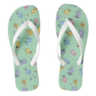 Woodstock Sugar Pop Art Pattern Teenslippers