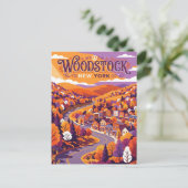 Woodstock USA Briefkaart (Staand voorkant)