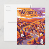 Woodstock USA Briefkaart (Voorkant / Achterkant)