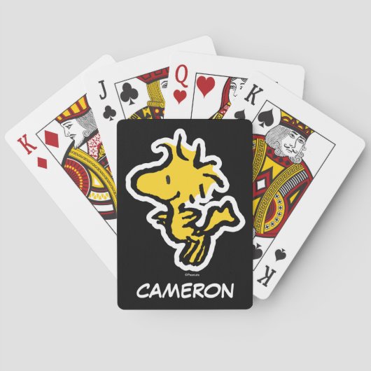 Woodstock Varsity Sportbrief Speelkaarten (Achterkant)