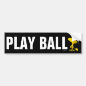 Woodstock Varsity Sports Letter Bumpersticker (Voorkant)