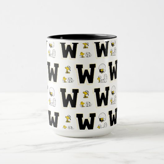 Woodstock Varsity Sports Letter Patroon Mok (Midden)