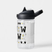 Woodstock Varsity Sports Letter Patroon Waterfles (Links)