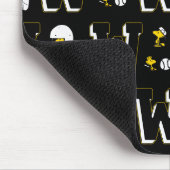 Woodstock Varsity Sports Letter Pattern Muismat (Hoek)