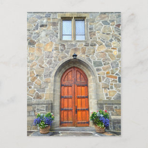 Woodstock, Vermont, Church Doors Briefkaart