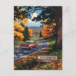 Woodstock Vermont Travel Briefkaart