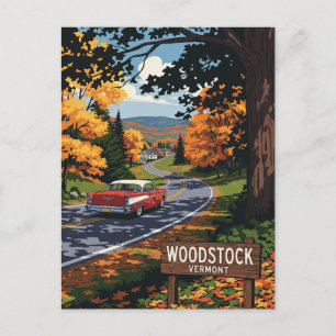 Woodstock Vermont Travel Briefkaart