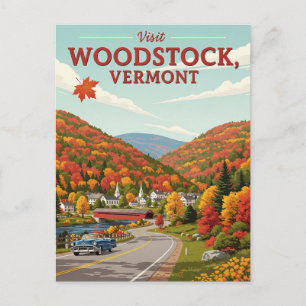 Woodstock Vermont Travel Briefkaart