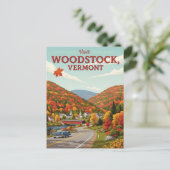Woodstock Vermont Travel Briefkaart (Staand voorkant)