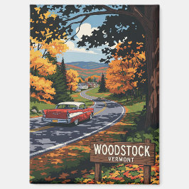 Woodstock Vermont Travel Magneet
