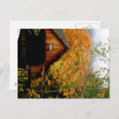 Woodstock, VT-gedekte brug Briefkaart (Voorkant / Achterkant)